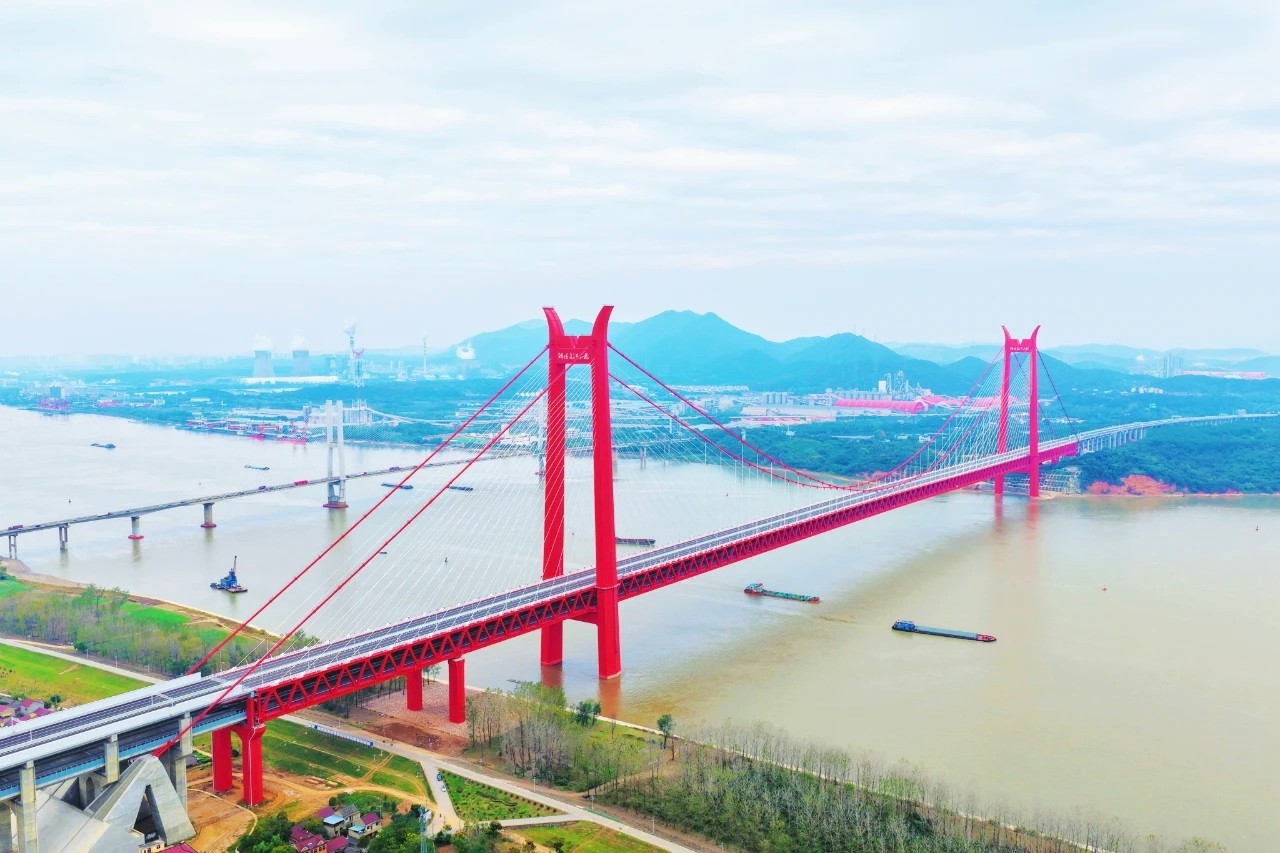 世界之首！铜陵长江三桥通车